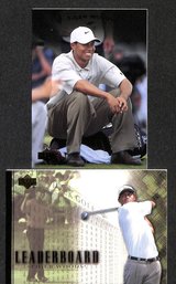 2001 Upper Deck:  Tiger Woods {2-Card Lot}
