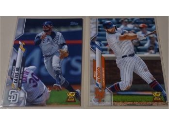 2020 Topps:  Fernando Tatis & Pete Alonso (Rookie Gold Cup)
