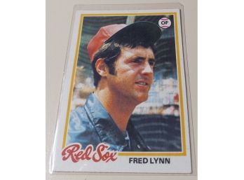 Topps 1978:  Fred Lynn