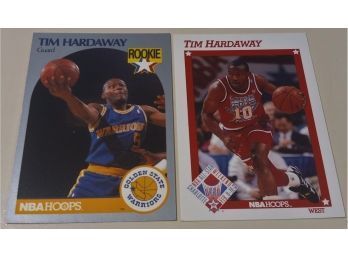 1990 & 1991 NBA Hoops:  Tim Hardaway (Rookie Card)