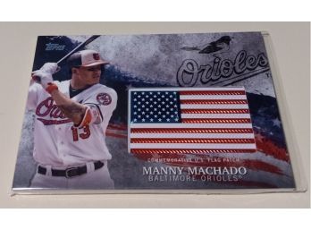 2018 Topps USA Flag Relic:  Manny Machado