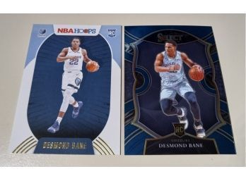 2020-21 Panini Select & Hoops:  Desmond Bane - Rookie Cards