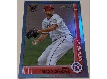 Topps 2021 - Big Leagues:  Max Scherzer (Serial # 144/199)