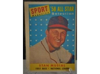 1959 Topps-Sport Magazine:  Stan Musial (All-Star)