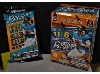 2022 Prestige NFL Cards:  Blaster Box & Fat Pack (Factory Sealed...126 Cards)
