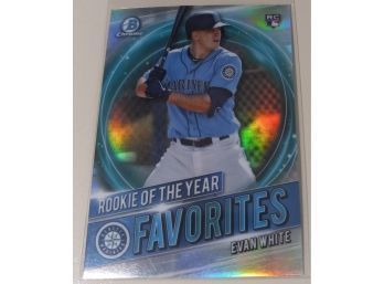 2021 Topps Bowman Chrome:  Evan White - Rookie Of The Year Favorite (RRY-EW)