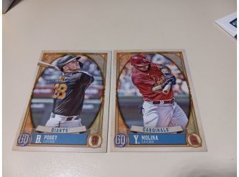 2021 Topps - Gypsy Queen:  Buster Posey & Yadier Molina