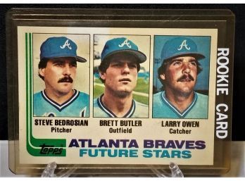 Topps 1982:  Steve Bedrosian (Rookie Card)...also Brett Butler