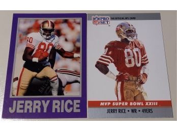 1990 NFL Pro Set:  Jerry Rice (Super Bowl MVP Card)