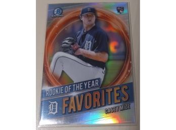 2021 Topps Bowman Chrome:  Casey Mize - Rookie Of The Year Favorite (RRY-CM)