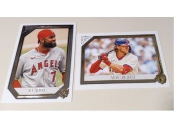 2021 Topps Gallery:  Jo Adell  & Alec Bohm (Rookie Cards)