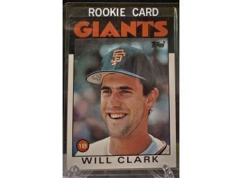 Topps 1986:  Will Clark (Rookie Card)