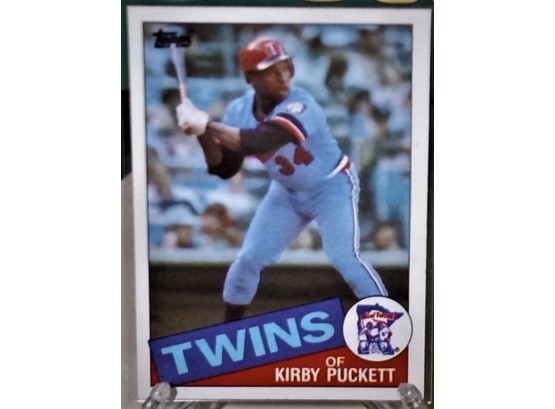 Topps 1985:  Kirby Puckett (Rookie Card)