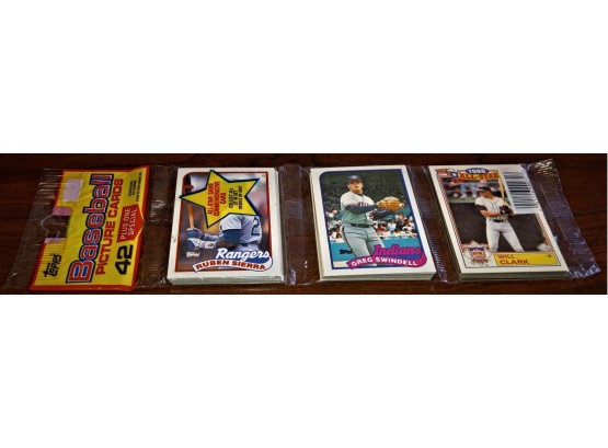 1989 Topps Cello Pack:  43 Card Cello Pack