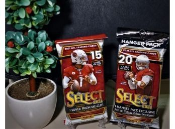 2021 NFL Select:  Hanger Packs - 35 Cards Total '2-Pack Lot'