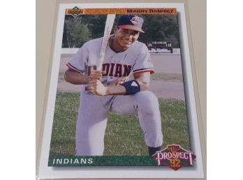 1991 Upper Deck:  Manny Ramirez (Top Prospect '92 Card)