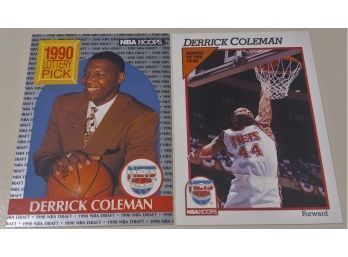 1990 And 1991 NBA Hoops:  Derrick Coleman (The Lottery Draft Pick)