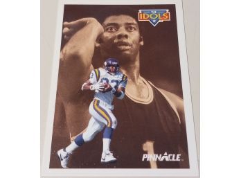 1991 Pinnacle/Score:  Oscar Robertson (NBA) & Steve Jordan (NFL)