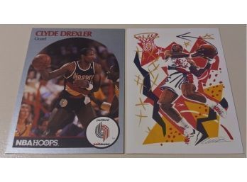 1990 NBA Hoops:  Clyde 'the Glide' Drexler