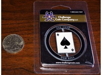 Police SWAT:  Ace Spades Skull Kill Challenge Coin