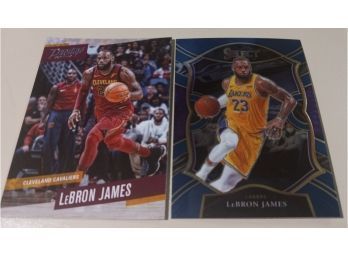2017-18 Panini Prestige & 2021 Panini Select:  LeBron James