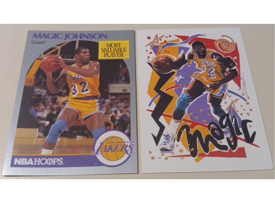 1990 Sky Box & 1990 NBA Hoops: Magic