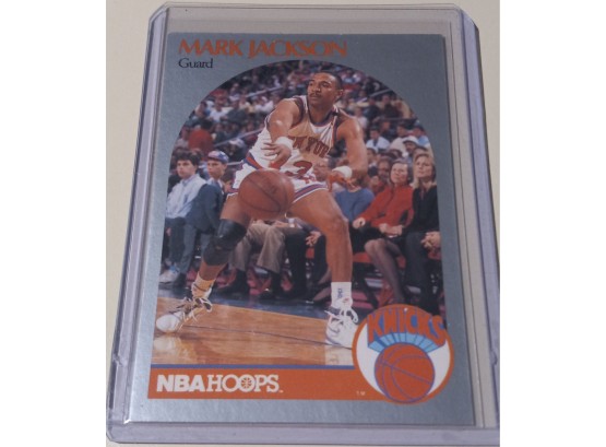 1990 NBA Hoops:  Mark Jackson (Mass Murderers Menendez Brothers At Courtside)