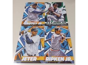 Quad Cards Of Hall Of Famers: Fire 2021
