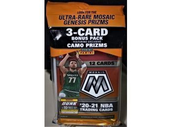 2021-22 Mosaic Basketball:  Sealed Pack (12 Cards)