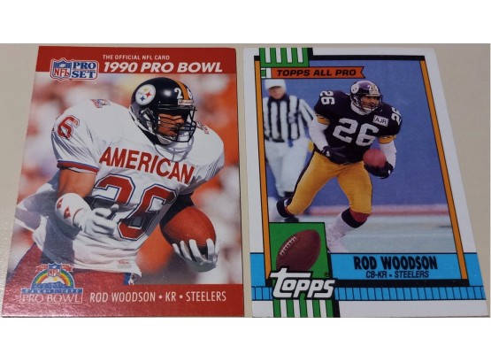 1990 NFL Pro Set & Topps:  Rod Woodson