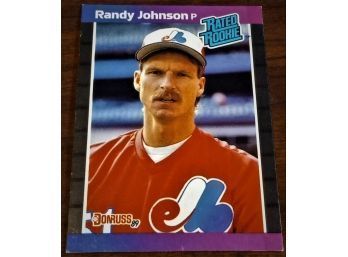 1989 Donruss:  Randy Johnson 'Rated Rookie'