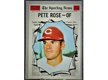 Topps 1970:  Sporting News Insert Featuring The Legend...Pete Rose
