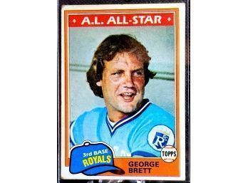 Topps 1981:  George Brett (AL All Star Card)
