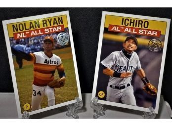 2021 Topps (35th Anniversary Edition):  Nolan Ryan & Ichiro (All Stars)