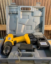 Chicago Electric Power Tools, Cordless Drill Kit, 12V, Charger, Bits, & More