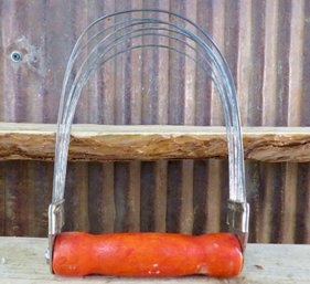 Vintage 1940's-1950's Androck Red Handle Pastry Cutter/Potato Masher