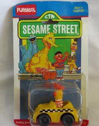 1987 Playskool, Sesame Street Figurine, Bert's Taxicab, NIP