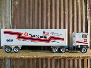 Vintage ERTL Texaco Star Semi-Tractor, 1983 'Indy 500' Winner, Pressed Steel