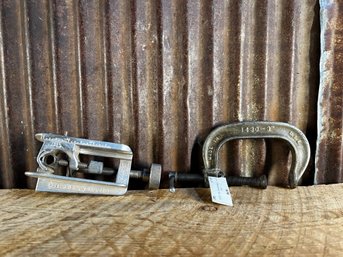Vintage Clamps, Stanley No. 59 & Adjustable 1430-3', QTY 2