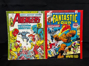 Vintage Marvel Comics, Avengers, Comic Book Folders, QTY 2