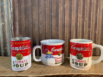 Campbell Soup Nostalgia Pieces, 3 Items