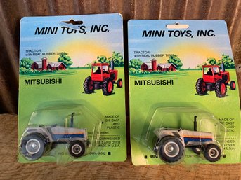 Mini Toys Inc., Mitsubishi MT300D Tractor, 1:64 Scale, Diecast, New