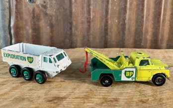 Matchbox Lesney, #13 Dodge Wreck Truck & #61 Alvis Stalwart, Diecast