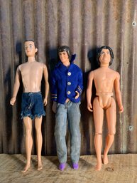 1960s Mattel, 2 Ken Dolls, 1  Travolta Ken Doll From 1975