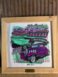 2014 31st Annual Blue Light Special, Road Knights, Top Ten Street Rods, Wood Framed