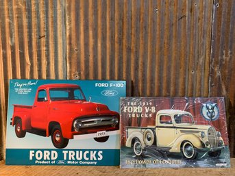Desperate Enterprises, Ford Truck Signs, QTY 2