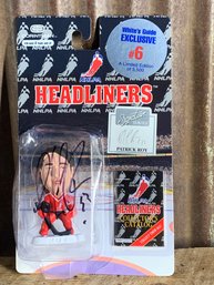 1996 Corinthian, NHLPA Headliners, Patrick Roy, Signed, NIP