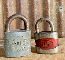 Vintage Padlock Grab Bag, 2 Locks, No Keys