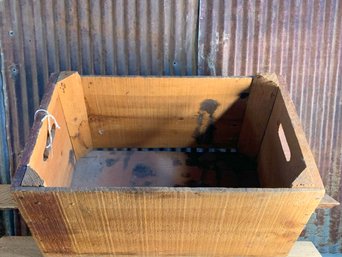 Vintage Wood Box, Heavy Wood Box