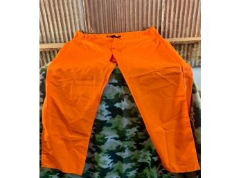 Men's Sno King Blaze Orange Hunting Pants With Suspenders, X-Large
